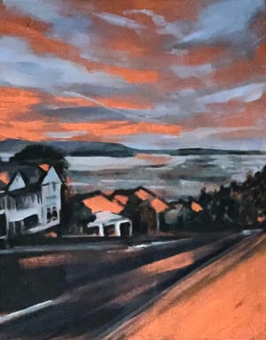 Sun Setting Over South Dunedin